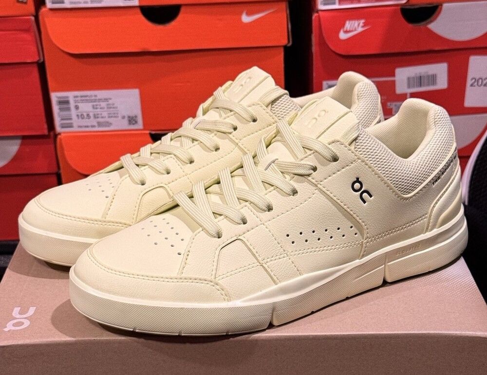 Authentic ON Running THE ROGER Clubhouse Hay Men’s 8.5 Sneakers 48.98109 (098) - Picture 2 of 7